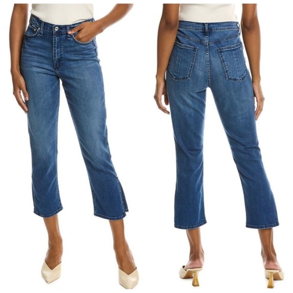 rag & bone Denim - Rag & Bone Nina High-Rise Ankle Flare Women's 28" Waist Color "Topaz" Euc!